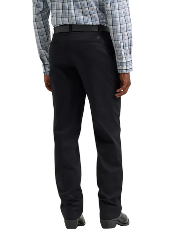 Men's Wrangler Flat Front Riata Dress Pant — 96BK