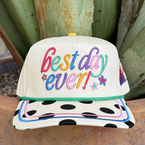 Women's Best Day Ever Embroidered Cap
