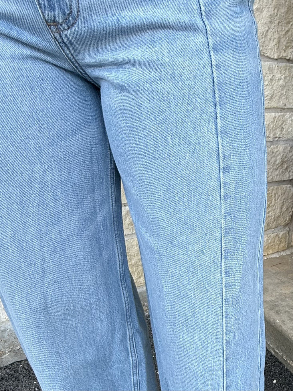 Women's Wrangler Light Wash High Rise Wide Leg Jean