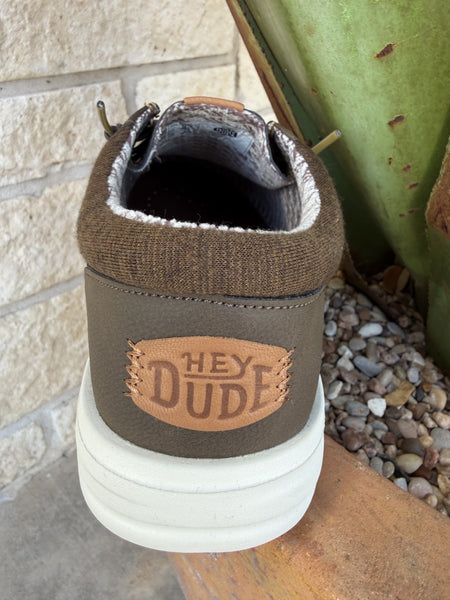 Men's Hey Dude Brown Paul Classic Tie Shoe