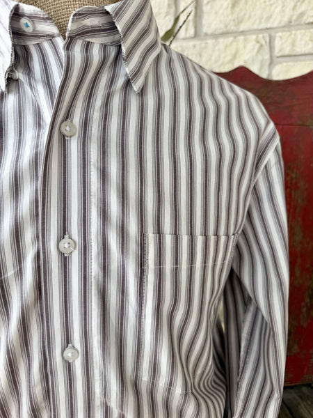 Men's Wrangler Long Sleeve Stripe Shirt