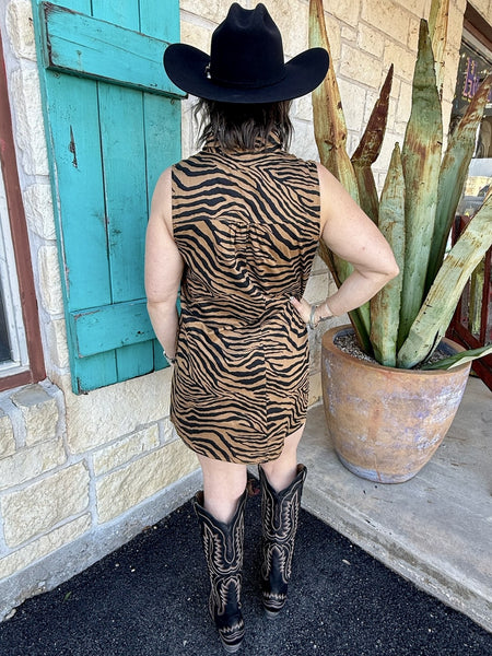 Ladies Tiger Dress - A4026