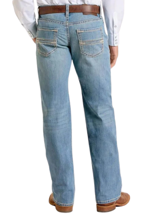 Rock & Roll Slim Double Barrel Boot Cut Jean