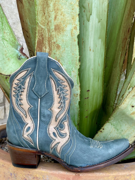 Women's Circle G Sage & Tan Western Bootie