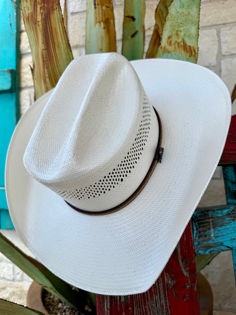 20X Cattleman 4.25 Airway Vented Straw Hat
