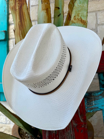 20X Cattleman 4.25 Airway Vented Straw Hat