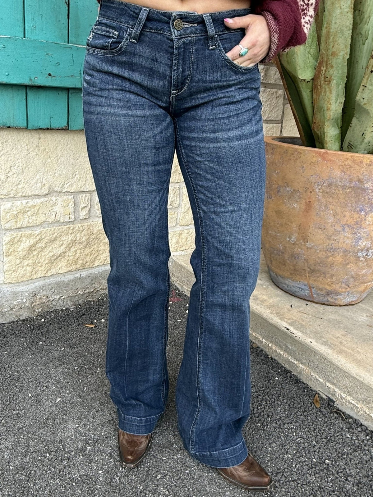 Women's Ariat Medium Wash Bootcut Jean