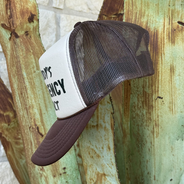 Women's Somebody's Emergency Contact Trucker Cap
