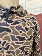 Men's Burlebo Black/Olive Camo Hoodie