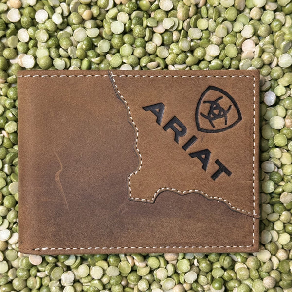 Men's Bifold Flip Logo Wallet