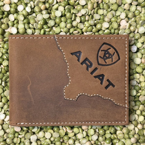 Men's Bifold Flip Logo Wallet