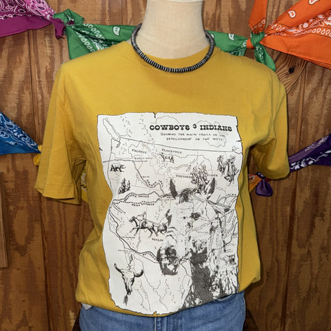 Women's Cowboy Indian Graphic Tee