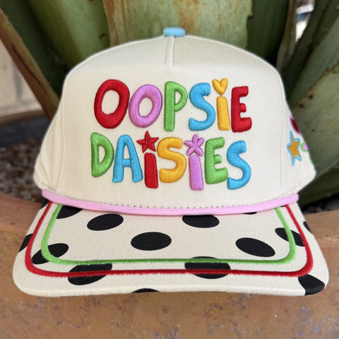 Women's Oopsie Daisies Embroidered Cap