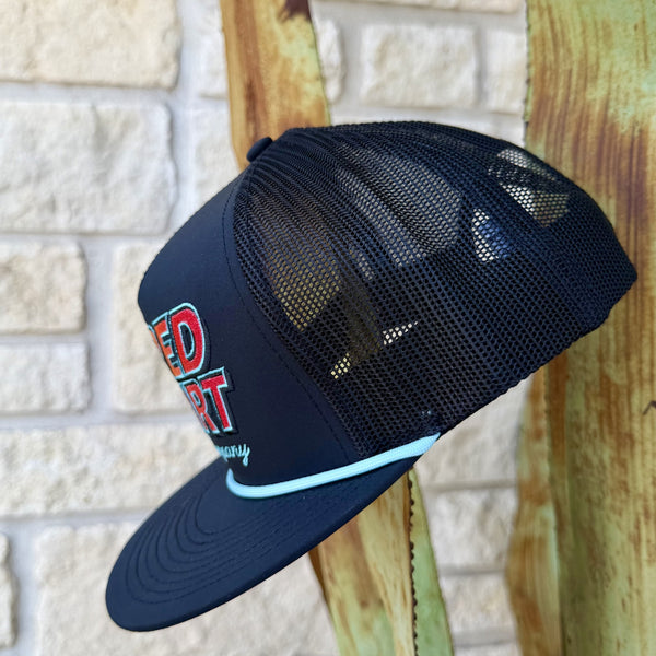 Men's Red Dirt Hat Co. Cool Buffalo Logo Mesh Trucker Cap