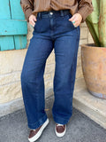 Women's Mid Rise Wide Leg Trouser Jean