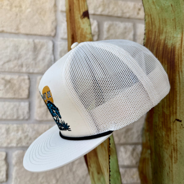 Men's Red Dirt Blue Stallion Trucker Cap