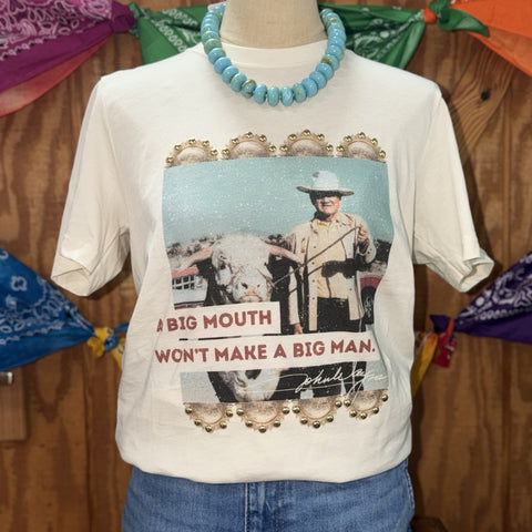 Women's John Wayne Big Mouth Graphic Tee