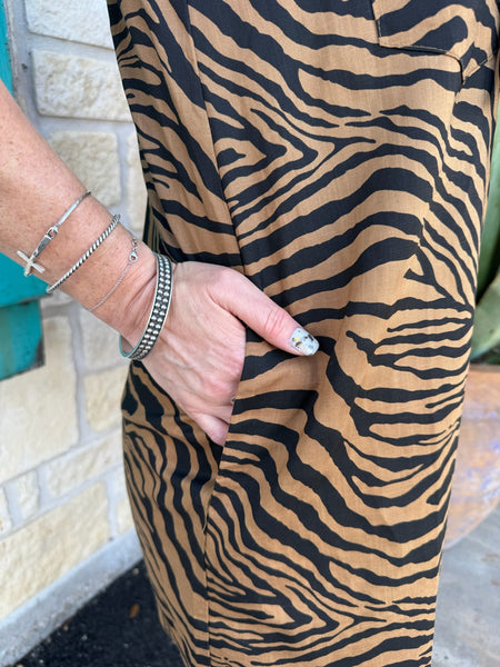 Ladies Tiger Dress - A4026