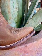 Women's Corral Brown Zip Western Short Bootie