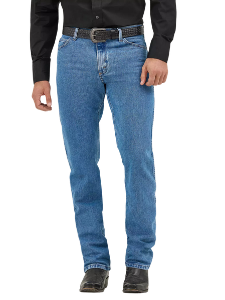 Men's Wrangler Premium Performance Regular Fit Blue Jean - 47MWZSW