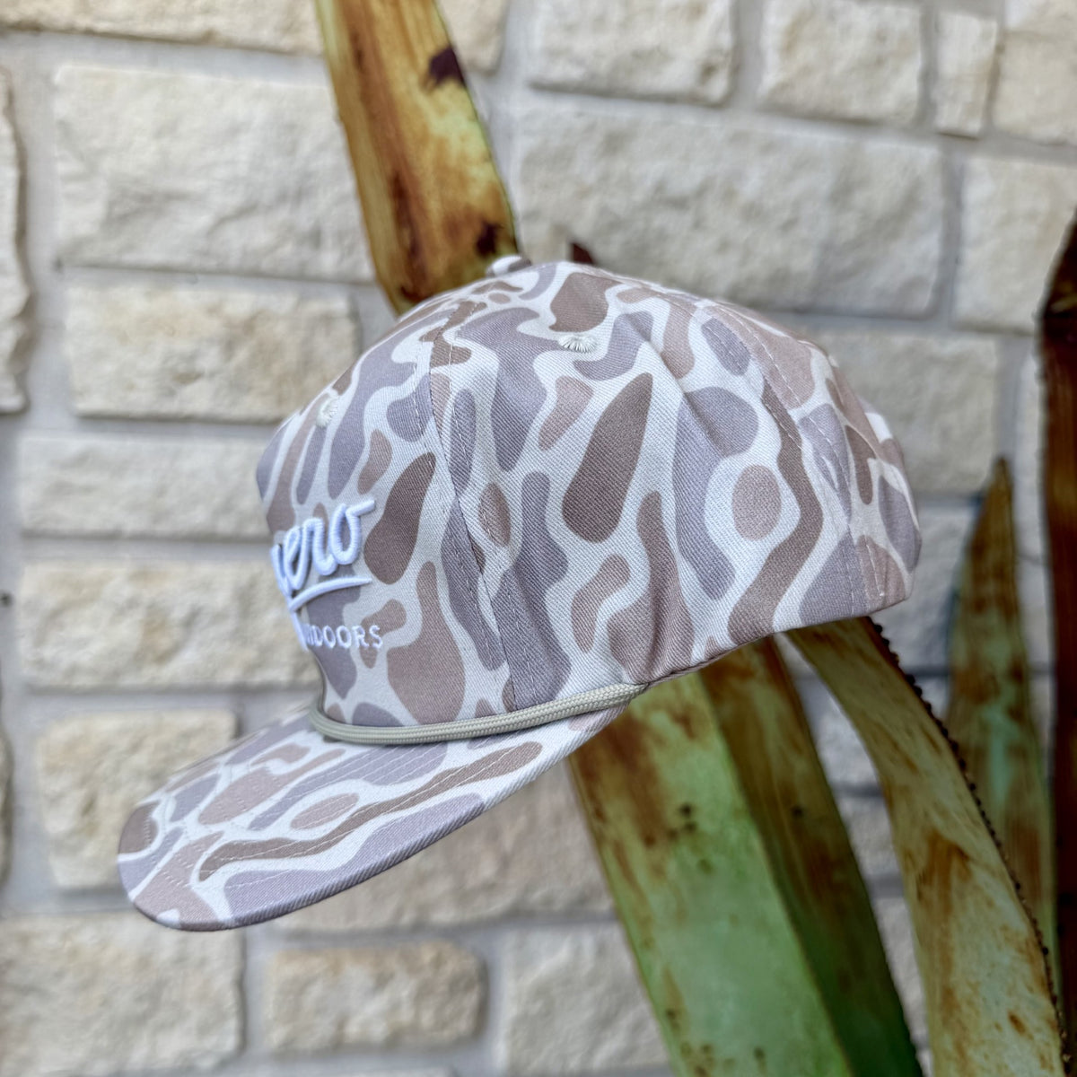 Men's Vaquero Embroidered Camo Cap