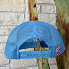 Men's Red Dirt Baby Blue Trucker Cap