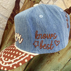 Women's Mother Knows Best Embroidered Cap