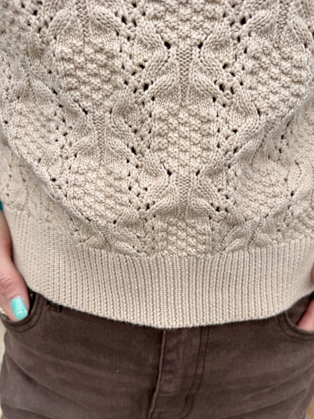 Ladies Oatmeal Knit - SH12722O