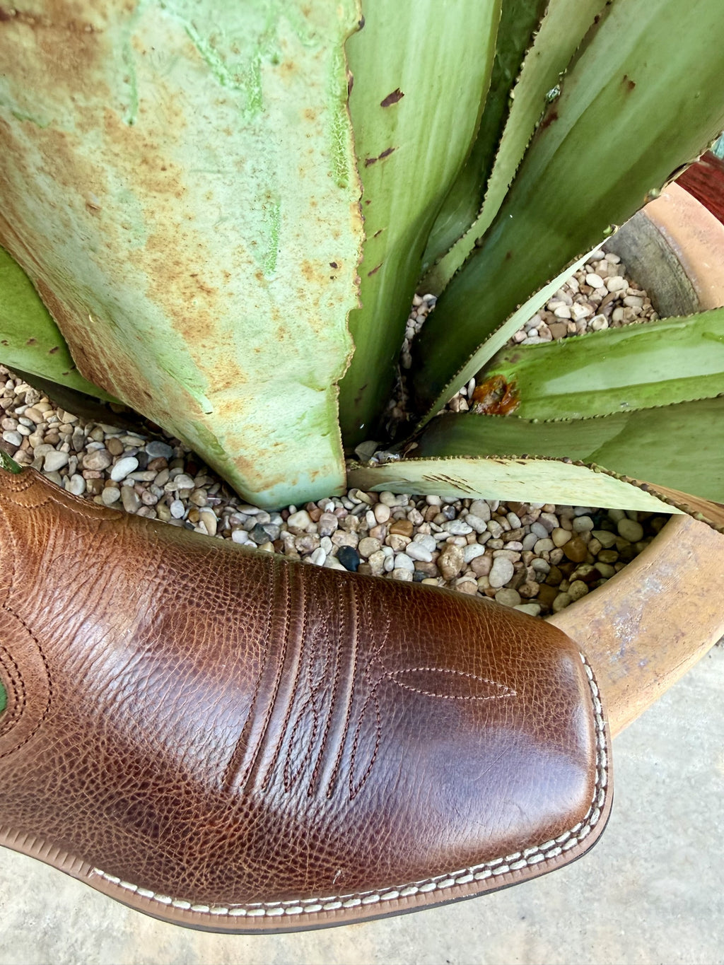 Men's Ariat Ranger Brown/Green Western Boots