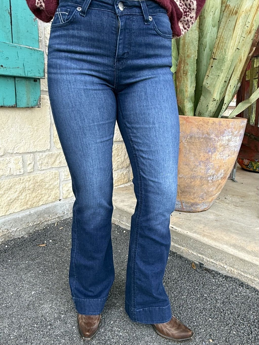Women's Cruel Girl Dark Wash Bootcut Jean