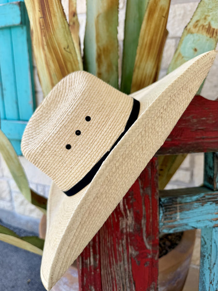 Sunbody 5-Brim Palm Straw Hat