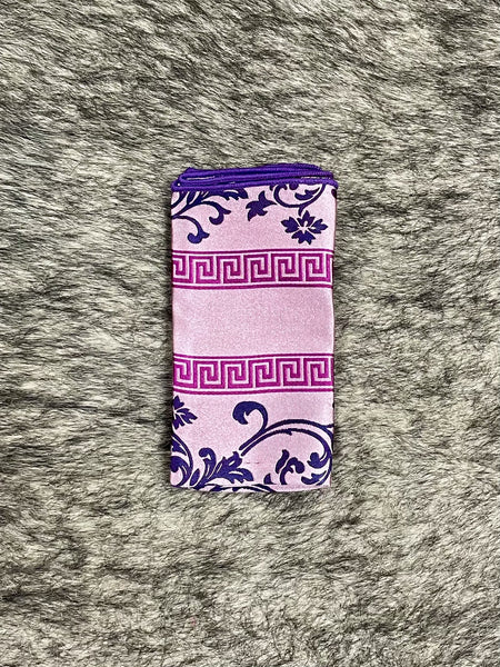 Men's Mauve Floral Print Necktie
