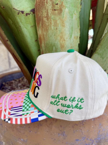 Women's Good Things Coming Embroidered Cap