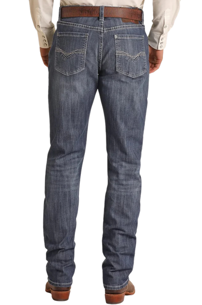 Rock & Roll Slim Stackable Double Boot Cut Jean