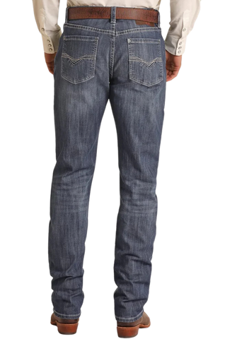 Rock & Roll Slim Stackable Double Boot Cut Jean