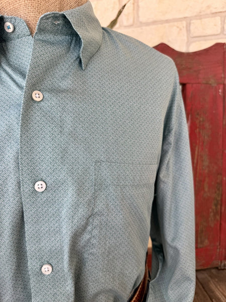 Men's Wrangler Sage Long Sleeve Button-Up Shirt