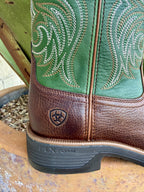 Men's Ariat Ranger Brown/Green Western Boots