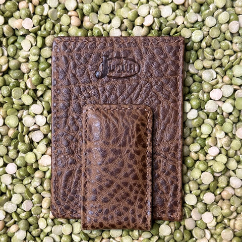 Men's Justin Leather Money Clip Wallet