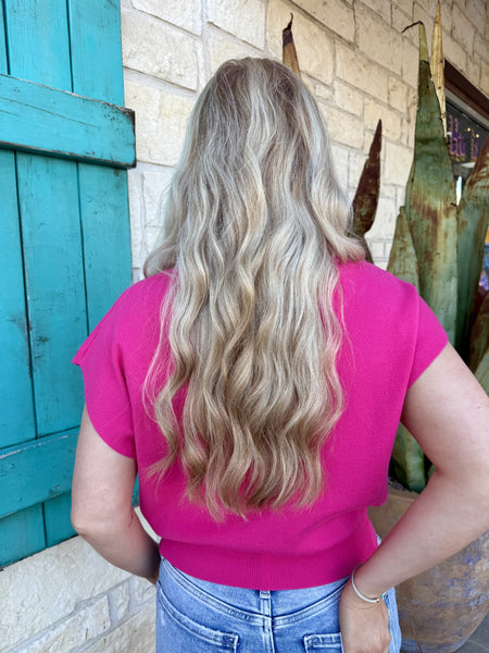 Ladies Hot Pink Knit - SG8414P