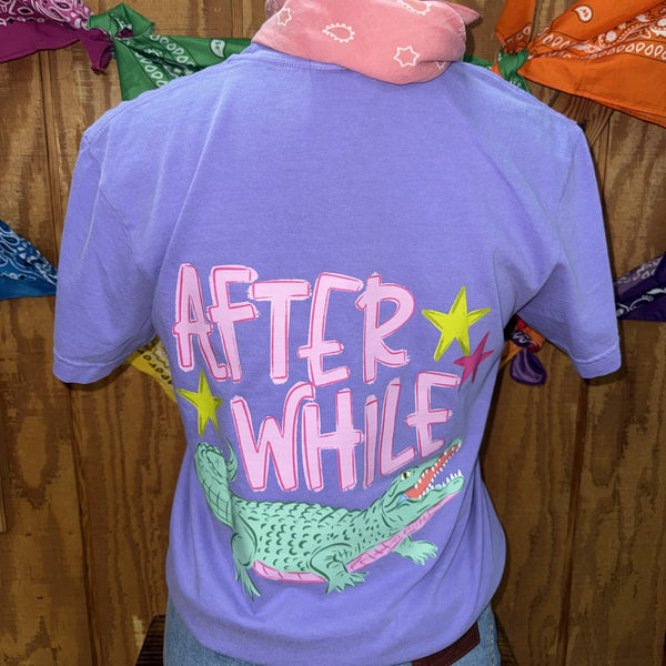 Women's Later Gator Retro Alligator Graphic Tee