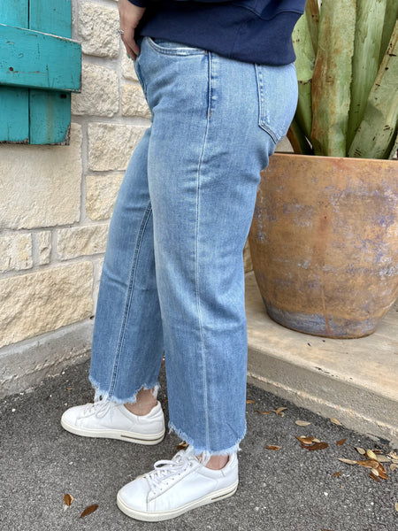 Ladies Wide Leg Jean - F6243LT