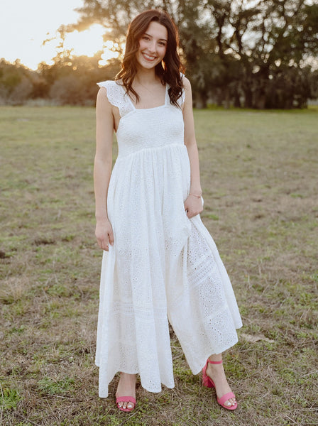 White Ladies Sundress Romper - MR1032 - Blair's Western Wear Marble Falls, TX
