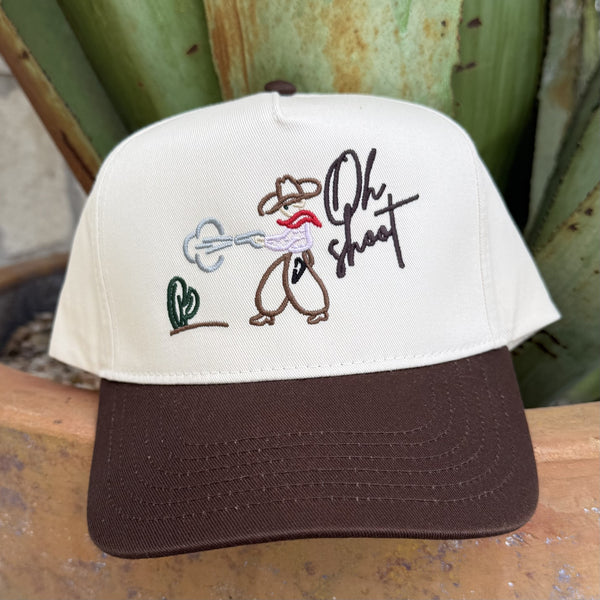 Women's Oh Shoot Embroidered Cowboy Cap
