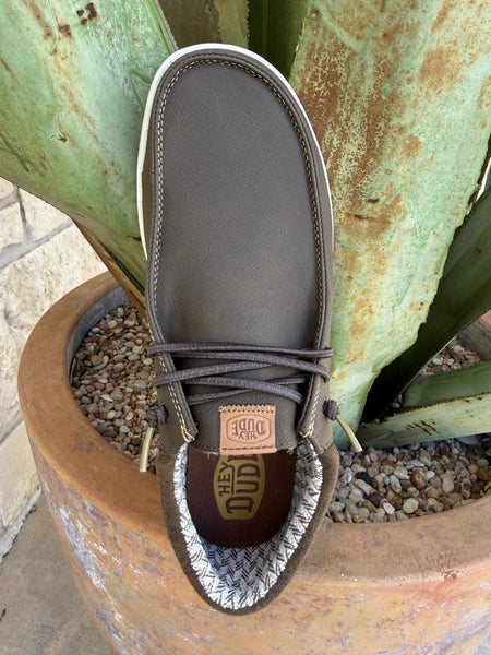 Men's Hey Dude Brown Paul Classic Tie Shoe