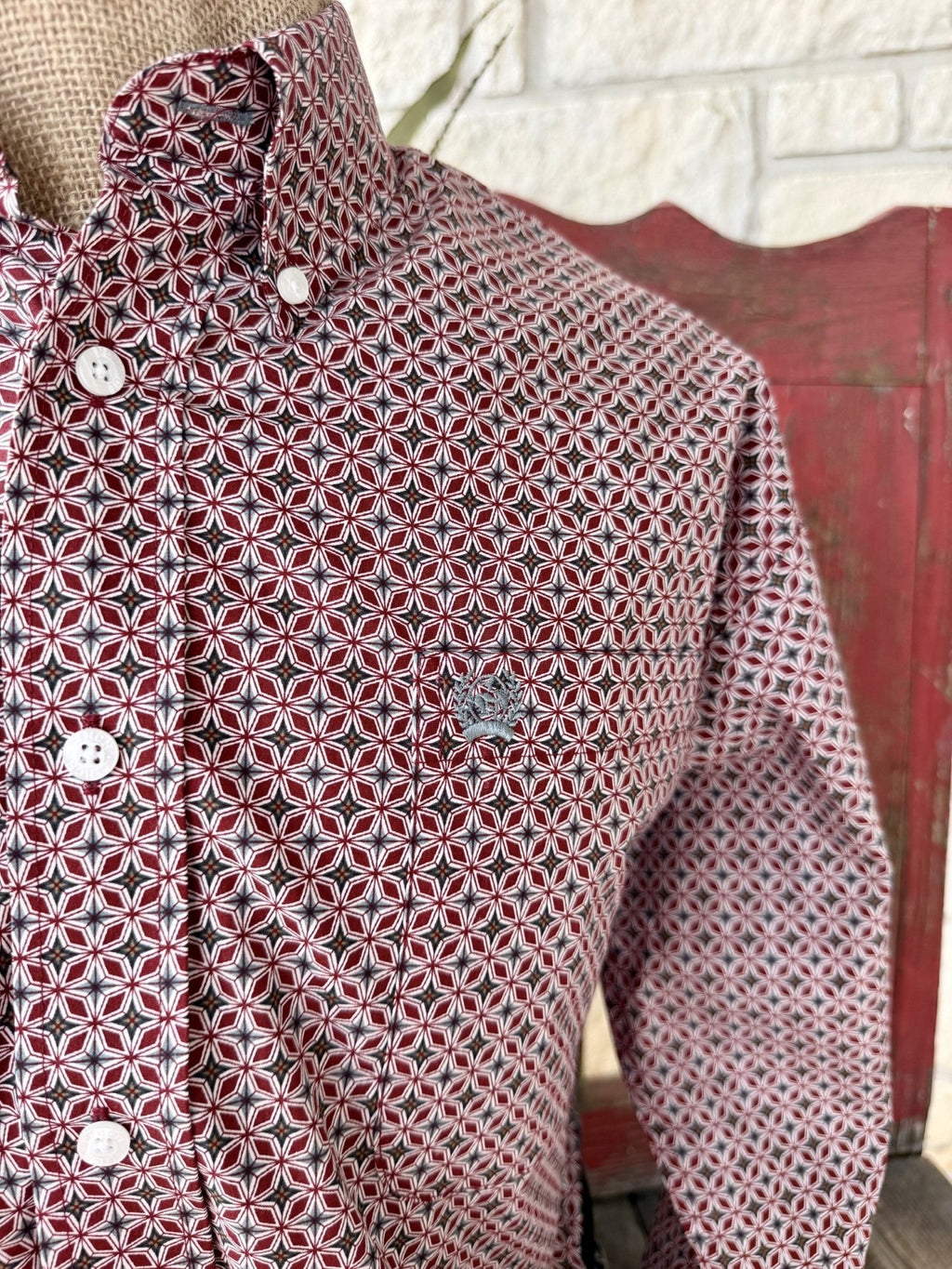 Men's Cinch Long Sleeve Button-Up Shirt