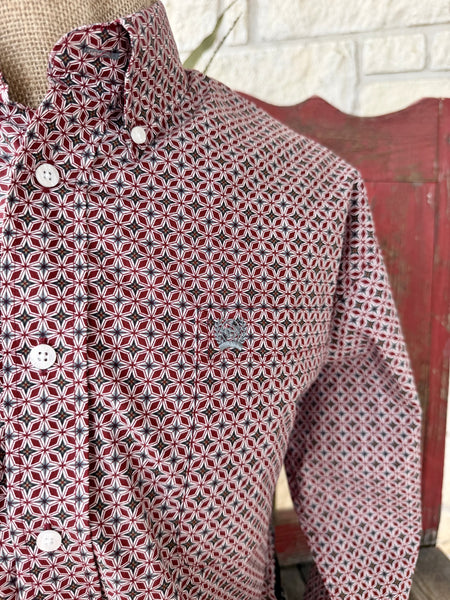 Men's Cinch Long Sleeve Button-Up Shirt