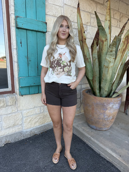 Ladies Cutoff Wrangler Shorts - 112373392
