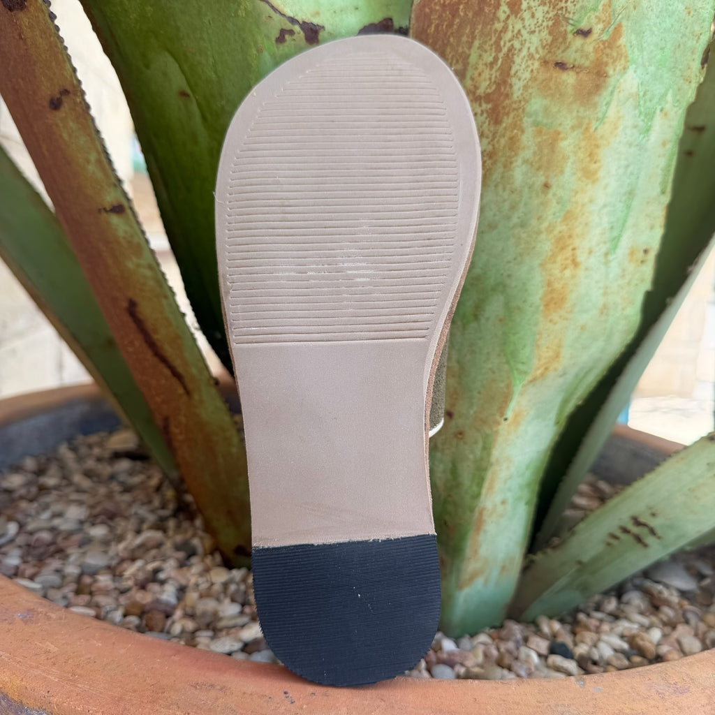 Women's Roper Olive Suede Slide Boot
