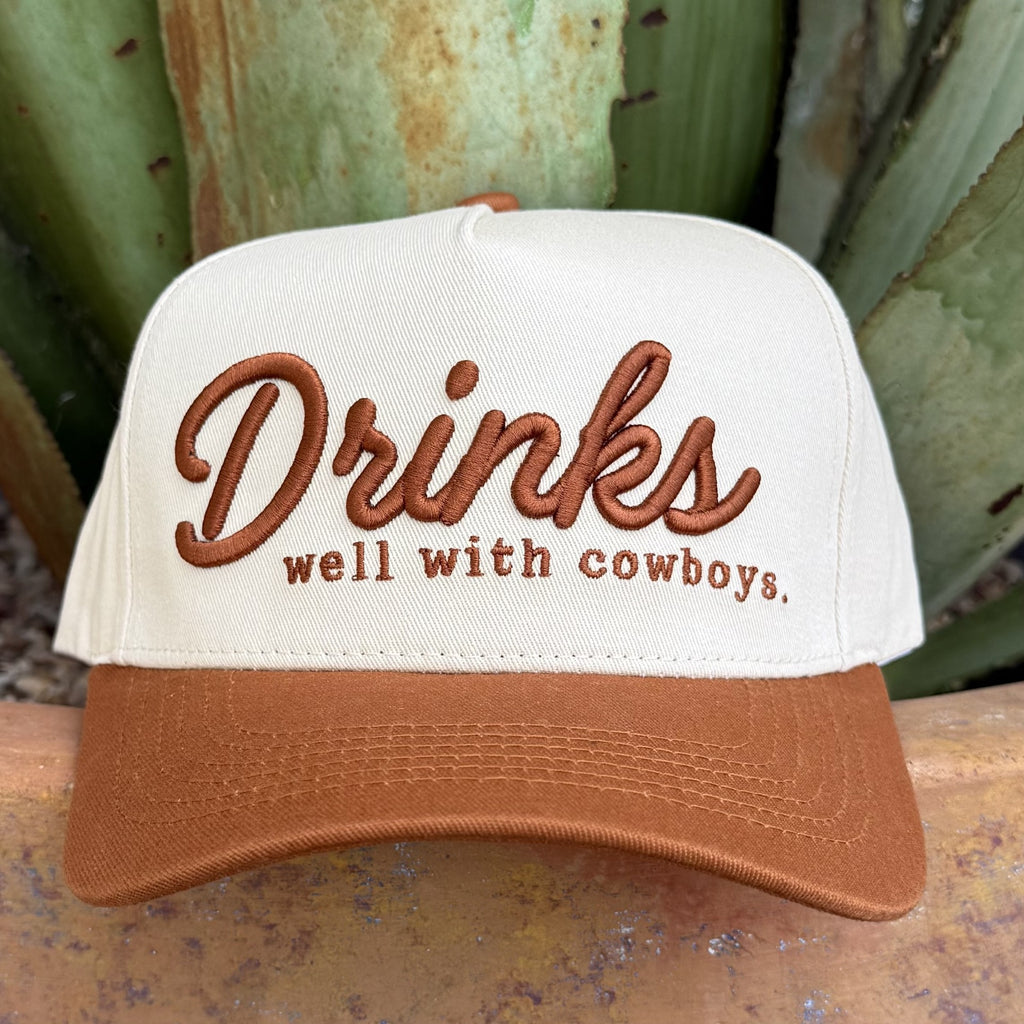Women's Drinks With Cowboys Cap