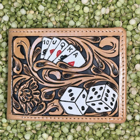 Men's Bifold Poker Dice Wallet